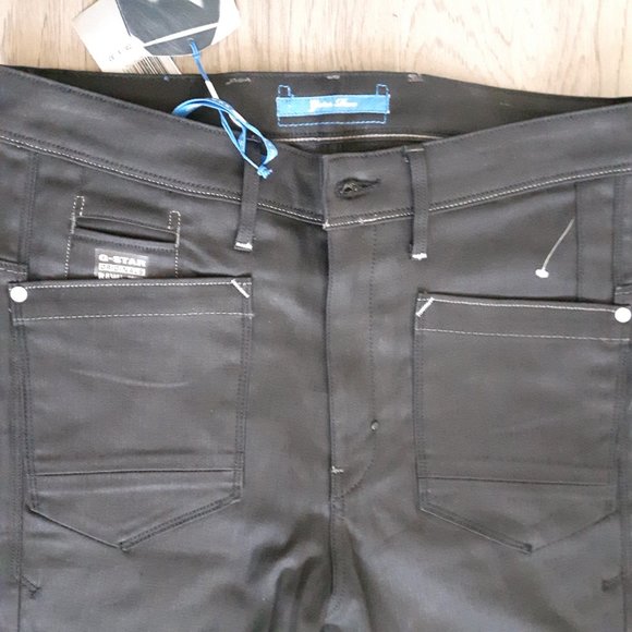 G-Star Raw Jeans Women Low Loose Tapered Fit Size 28 Length 32 Wax Denim - Picture 6 of 16